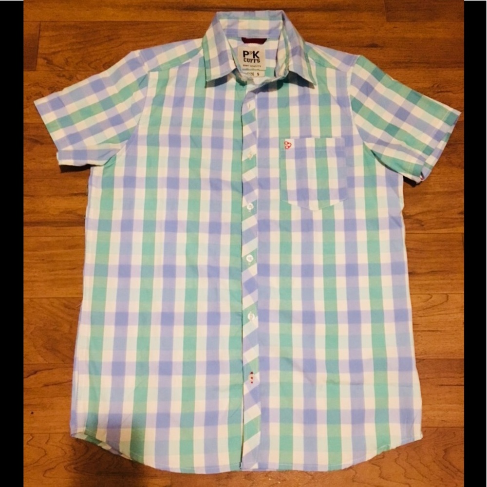 🔐P&K Cuffs print shirt🔐